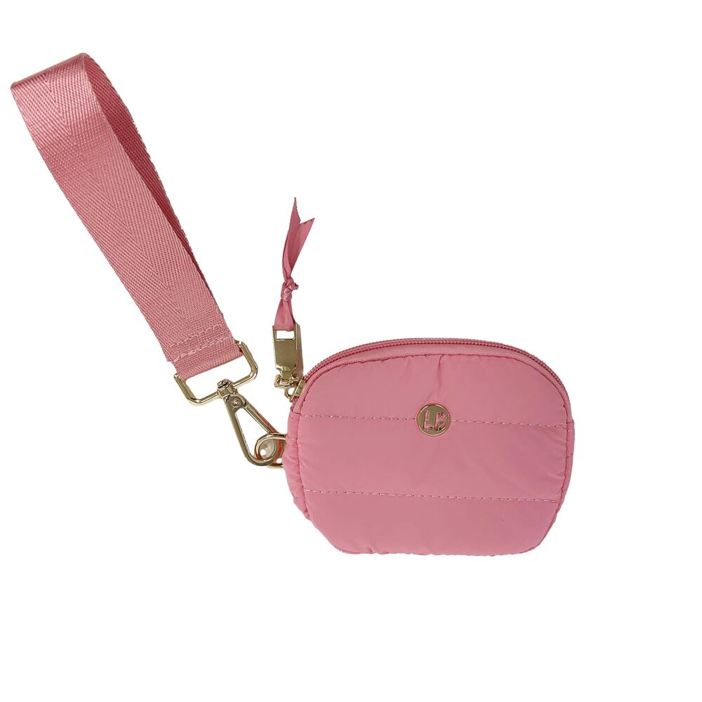 5055 Medium Jennifer Wristlet Keychain Nylon Quilted Pouch with Wrist